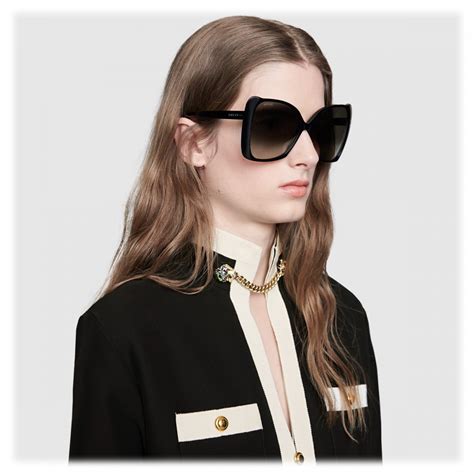 occhiali da vista unisex gucci oversize|Gucci Eyewear Oversize square.